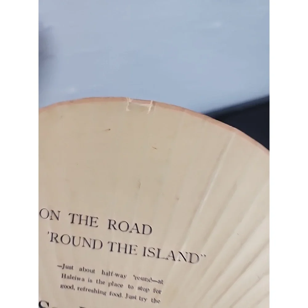 Uchiwa Traditional Japanese Paper  Bamboo Hand Fan Children‎ Playing Advertising